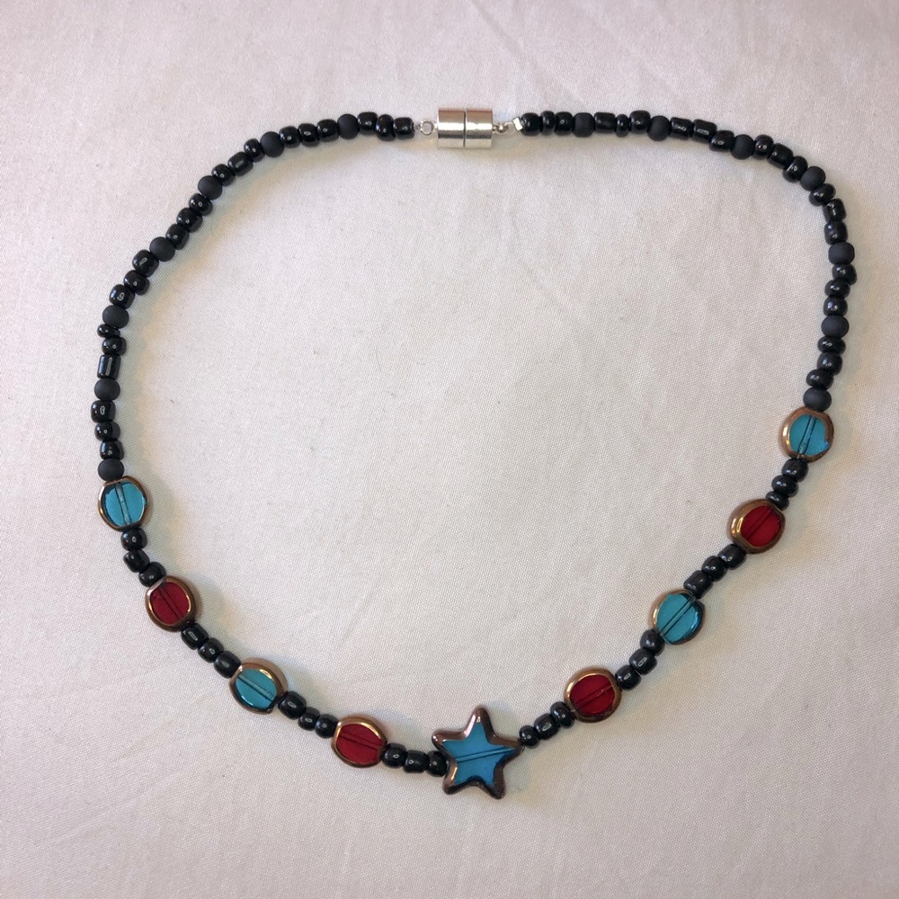 Handmade Glass Bead Choker